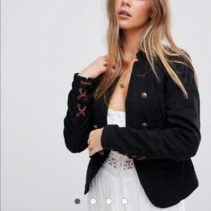 Free People Jagger Open Front Blazer